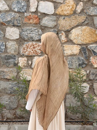 ORGANIC TOUCH Viskose Hijab | Camel