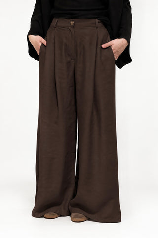 Wide Leg Stoffhose