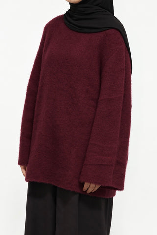 Soft Knit Strickpullover | Bordeaux