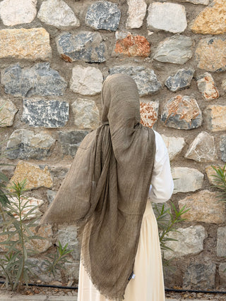 ORGANIC TOUCH Viskose Hijab | Taupe