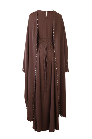 Abendkleid mit Perlen