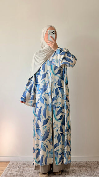 Florale offene Abaya
