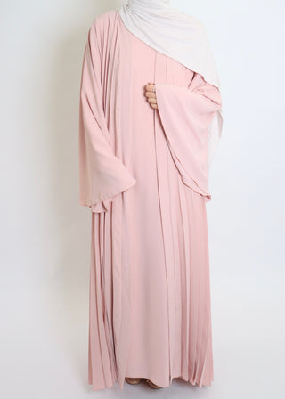 PLISSEE ABAYA SET