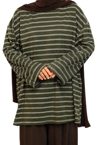 Longsleeve mit Streifen
