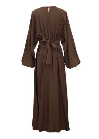 Kleid mit Ballonärmel | Viskose