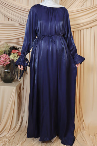 Organza Kleid mit Rüschenärmel