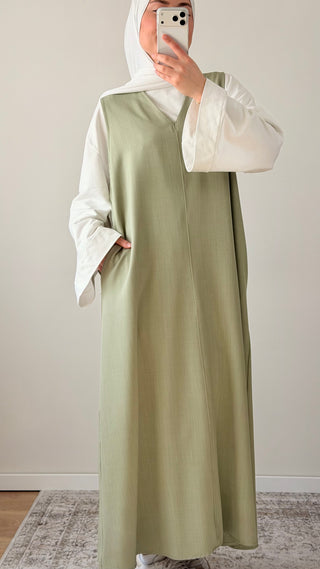 Kurzarmkleid in Grün