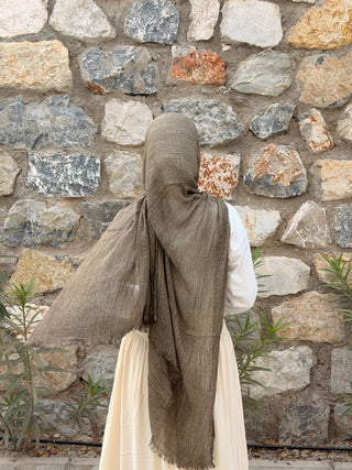 ORGANIC TOUCH Viskose Hijab | Taupe