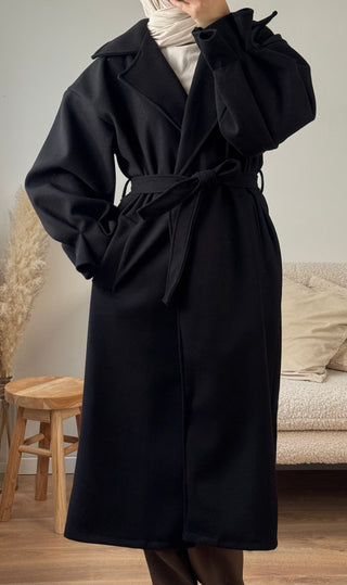 Mantel mit Rüschenärmel