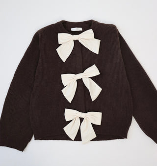 Cardigan mit schleifen