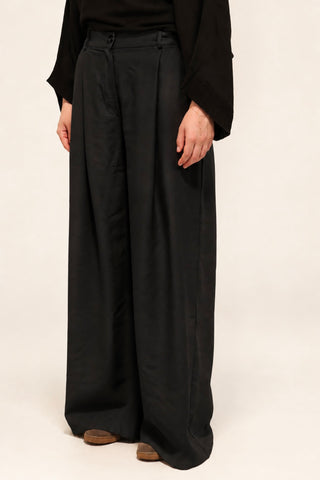 Wide Leg Stoffhose