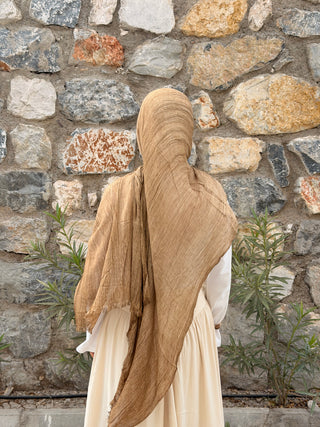ORGANIC TOUCH Viskose Hijab | Camel