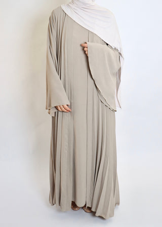 PLISSEE ABAYA SET
