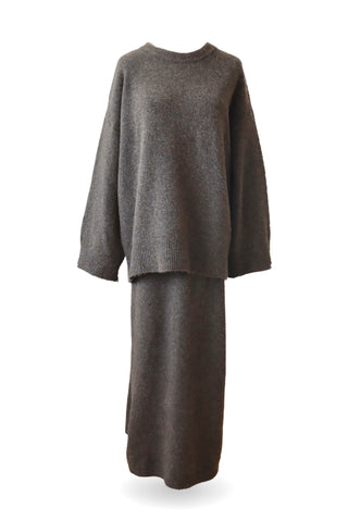 Strick Zweiteiler | Taupe