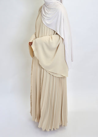 PLISSEE ABAYA SET
