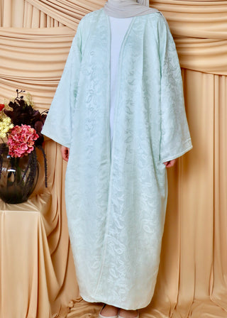 Bestickter Kimono | Mint