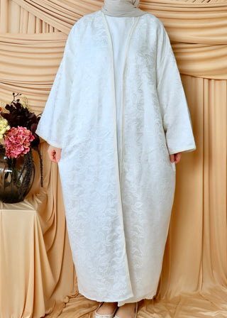 Bestickter Kimono | Weiß