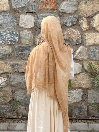 ORGANIC TOUCH Viskose Hijab | Caramel